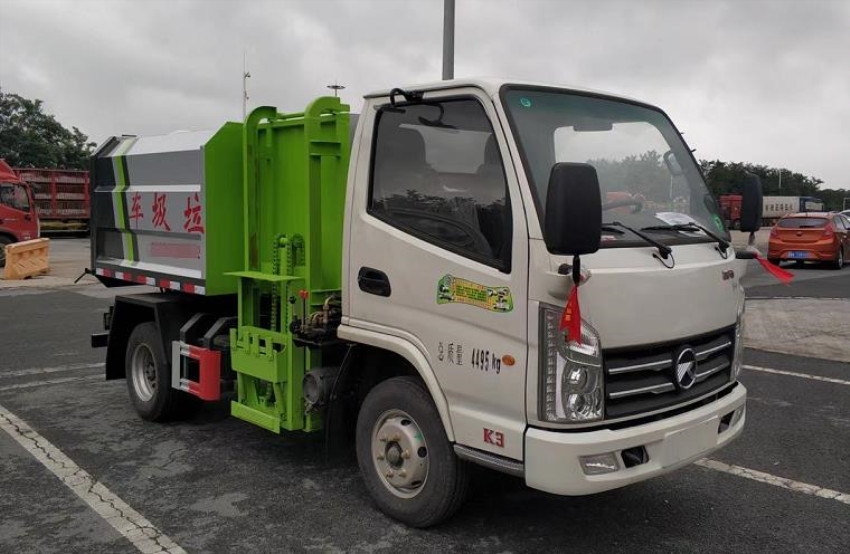 凱馬3方掛桶式垃圾車(chē)-3方掛桶式垃圾車(chē)價(jià)格報(bào)價(jià)-湖北程力 凱馬3方掛桶式垃圾車(chē)-3方掛桶式垃圾車(chē)價(jià)格報(bào)價(jià)-湖北程力